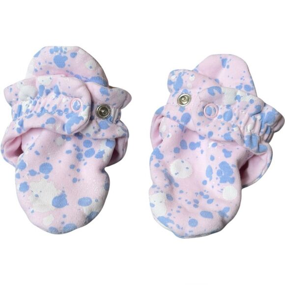 Zutano Baby Girls Organic Cotton Pink Colorful Booties Gripper Soles. 12 Months. - Picture 2 of 7